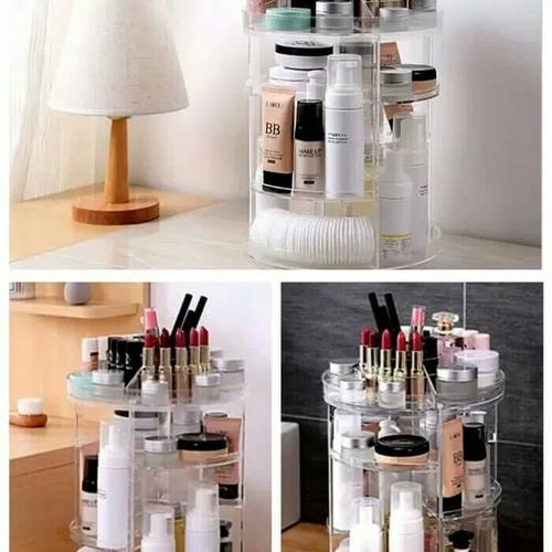 Foto Produk Rak kosmetik acrylic putar 360 derajat dari ford liu
