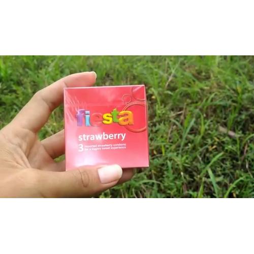 Foto Produk FIESTA KONDOM STRAWBERRY ISI 3'S dari Medica Online