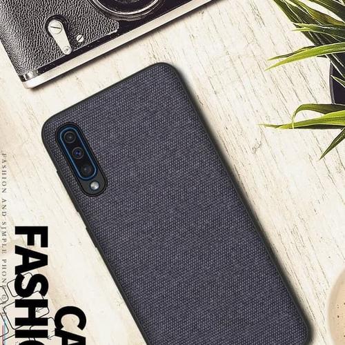 Foto Produk Samsung Galaxy A50 Premium Soft Case PU Fabric - Full Navi dari kitty shop accesories