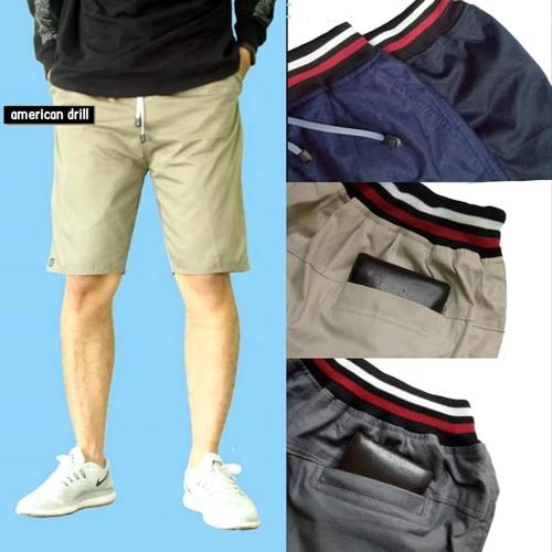 Foto Produk Celana Pendek Santai Pria Katun Twill - American Drill dari Benthang Cloth