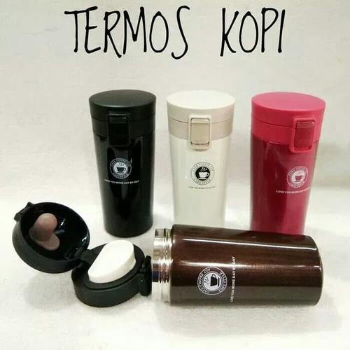 Foto Produk Coffee Cup Termos Kopi Cafe Style Mug Tempat Air Minum Stainless dari Fortuna Acc