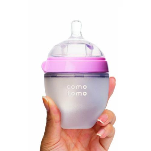 Foto Produk Comotomo Soft Hygienic Silicone Baby Bottle 150ml with Slow Flow dari babyzania-id