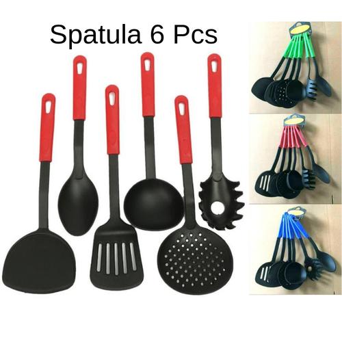 Foto Produk Sodet Set 6 pcs Spatula Sutil Warna dari Cellis Houseware
