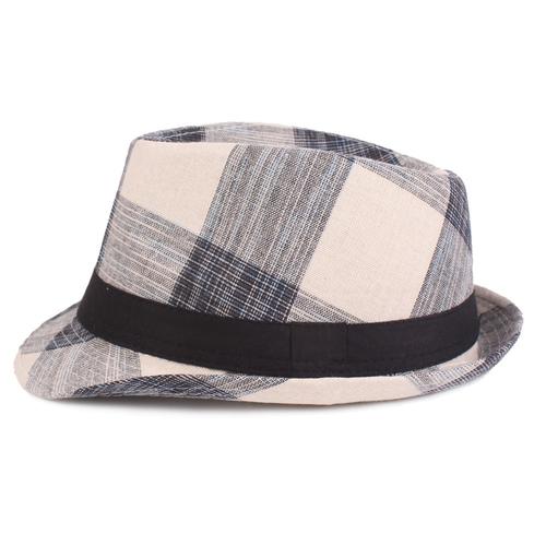 Jual Men Vintage Plaid Cotton Crimping 