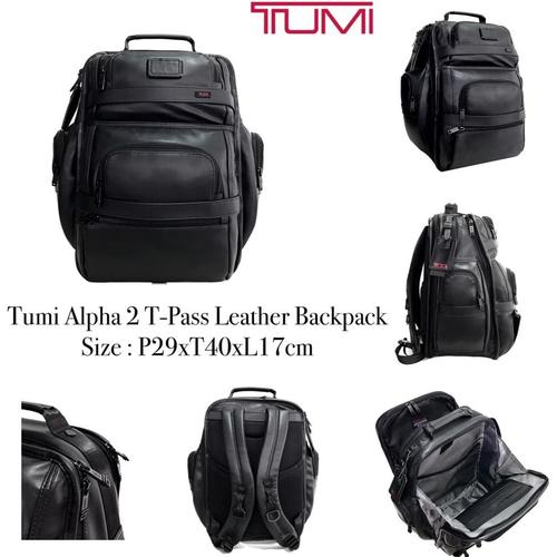 Jual tas Tumi Alpha 2 T-Pass Leather 