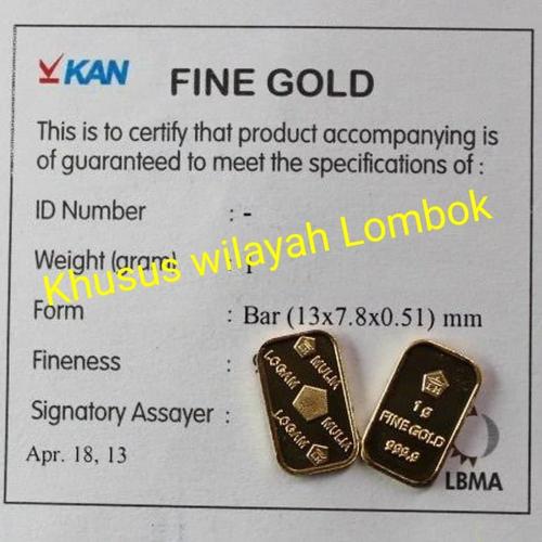 Jual Emas Antam 1 Gram Wilayah Lombok Kab Lombok Timur Dhifa Store Jual Emas Antam 1 Gram Wilayah Lombok Kab Lombok Timur Dhifa Store