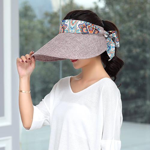 Jual Women Summer Wide Brim Sun Bucket 