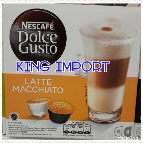 Jual Nescafe Dolce Gusto Latte Macchiato Coffee/Pod Kopi - Jakarta Barat -  KING IMPORT | Tokopedia