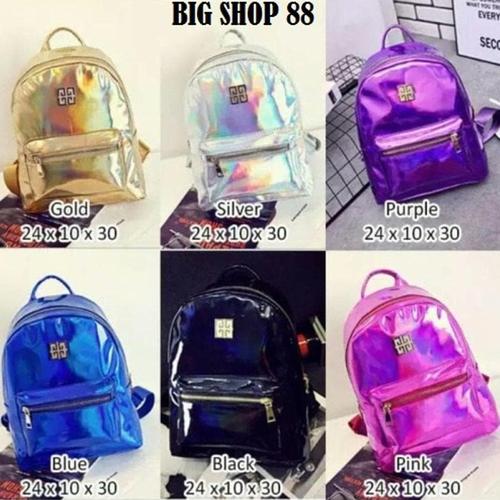 Foto Produk Tas Hologram Ransel Backpack Hologram Tas Ransel Wanita Import dari Catur Kurniawan