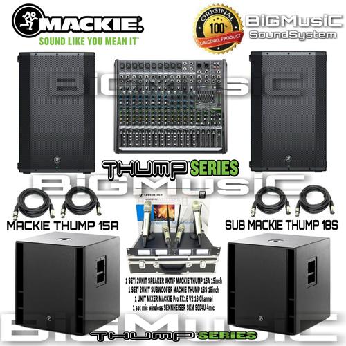 Jual Paket sound system Mackie thump 