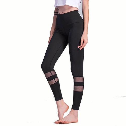 Women Quick-drying Net Yarn Yoga Pants 