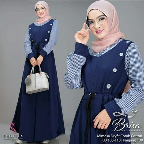 Foto Produk Pakaian Baju Busana Muslim Wanita Dress BRISA Terbaru Murah dari Zy's Distro