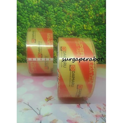 Foto Produk Lakban Daimaru Super Clear Single Pack 48mm x 50M Bening Transparan dari surgaperabot