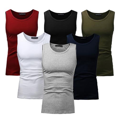 Men's Vest Tank Tops Sleeveless T Shirt 