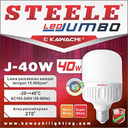 Foto Produk LED JUMBO KAPSUL STEELE 40W J-40W dari susanaberjaya
