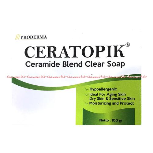 Foto Produk Proderma Ceratopik Ceramide Blend Clear Soap Sabun Badan dari DZ-world