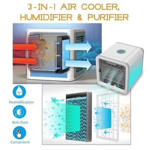 Foto Produk AC Portable / 3 in 1 Personal Air Cooler Fan Mini Portable dari evencio shop
