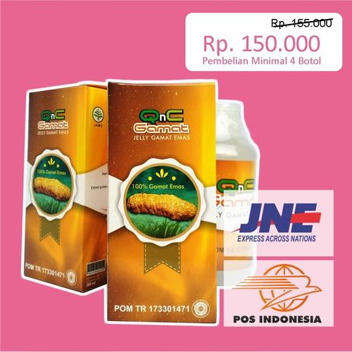 Foto Produk QnC Jeli Jelli Jely Jelly Gamat Bukan Luxor - Gold G - GnG - Mitoha dari Heni Herbal Store