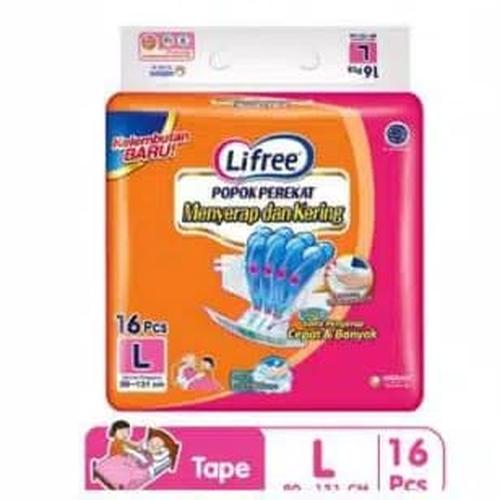 Foto Produk MURAH Lifree perekat M18 L16 XL14 / lifree perekat M 18 L 16 XL 14 - Size L 16 dari Small 2 Big Fashion