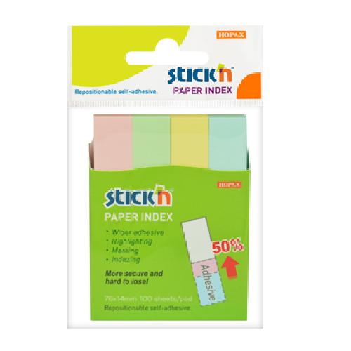 Promo Stick'n Paper Index (76x14 mm) 21614 Pastel Sticky Note Memo ...