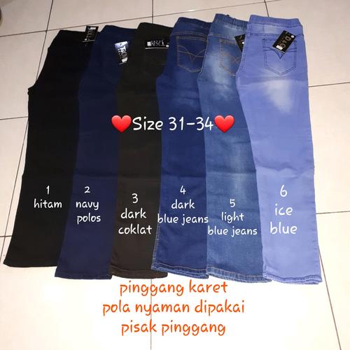 Foto Produk CELANA JEGGING PANJANG WANITA SOFT JEANS BIG SIZE/SIZE JUMBO/SIZE PLUS dari LianaFashion