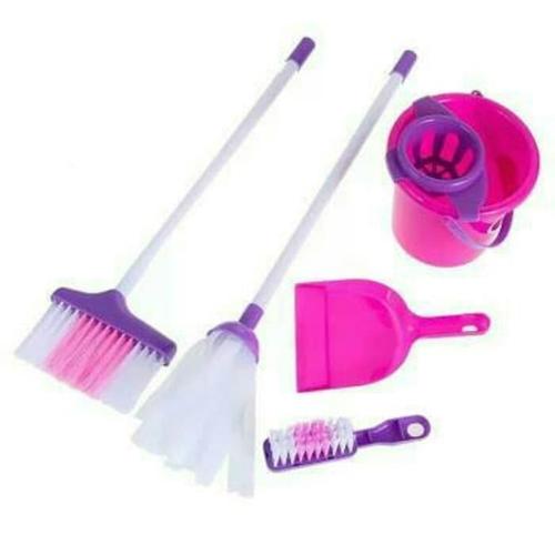 Foto Produk CLEANING SET KANTONG-MAINAN SAPU SAPUAN LITTLE HELPER dari OB (ORANGE BLUE) toys