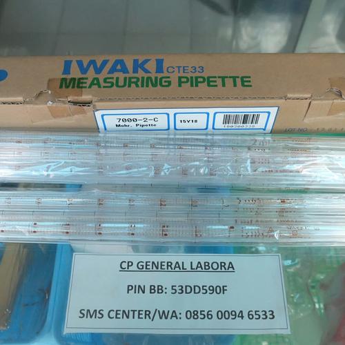 Jual MEASURING PIPETTE /Pipet Ukur merk IWAKI ukuran 5ml Kab. Sleman