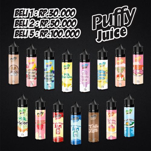 Jual Grosir Liquid Vape Puffy Juice 60ml 0nic Premium Eliquid Vapor Bomber Kota Bandung Ffnstore Tokopedia