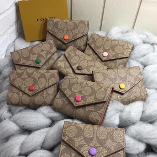 Foto Produk COACH EMILIE MINI FREE BOX/ coach wallet / coach mini wallet / dompet dari konveksitasjkt