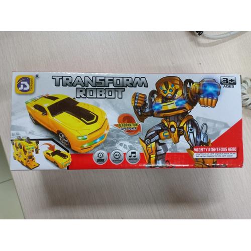 Foto Produk Mainan Anak Mobil Baterai transformer Bumblebee 2 in 1 Besar 8986 dari Toko-Ku by FAS-TOP