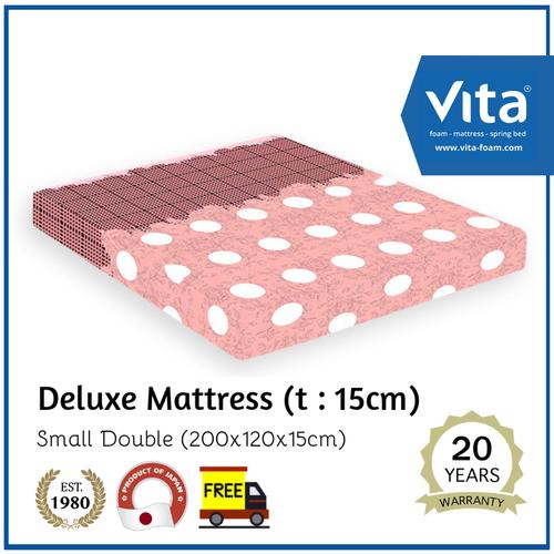 Gambar Kasur Busa Vita Tinggi 15 cm - Deluxe (200x120x15) - Small Double dari bandha shop Kota Medan Tokopedia