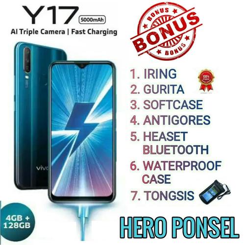 Foto Produk VIVO Y17 RAM 4/128 GB GARANSI RESMI VIVO INDONESIA - Biru dari HERO PONSEL.