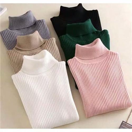 Foto Produk Turtle neck Cotton Knitted Polos dari ariana latif