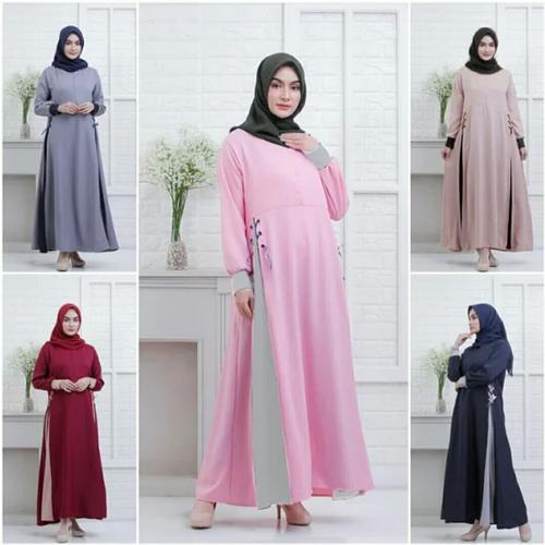 Foto Produk Pakaian Baju Busana Muslim Wanita Gamis HARUMI Maxi Dress Murah dari Zy's Distro