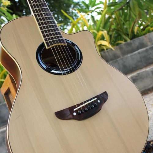 Foto Produk Gitar Akustik APX500ii Yamaha Murah Natural Bonus Tas & Pick Alice - Natural dari Swishi Gitar
