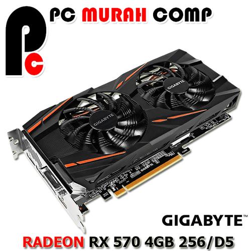 Foto Produk VGA GIGABYTE AMD Radeon GV RX 570 Gaming RX570 4GD MI dari Pc Murah Comp