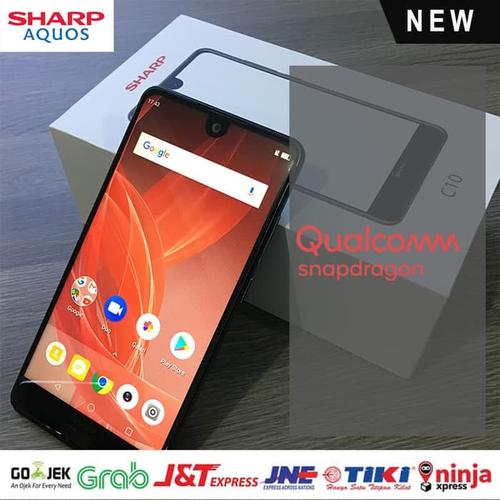 Jual Sharp AQUOS C10 4GB/64GB Dual Camera Face Unlock HD+ Display