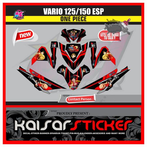 Jual Decal Sticker Motor Vario 125 150 Esp Full Body One Piece Kota Bandung Kaisar Stiker Tokopedia