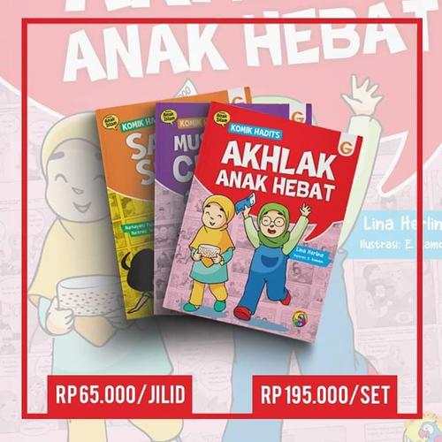 Foto Produk Paket Komik Anak Islam Komik Hadits 3 Buku dari bukulaku.id