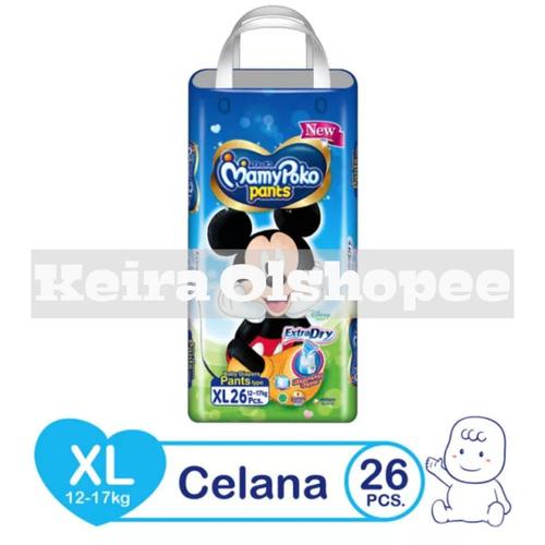 Foto Produk Mamypoko Extra Dry Pant XL26 dari Keira Olshopee