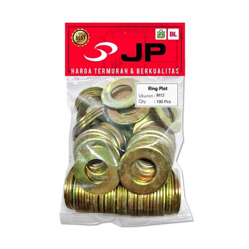 Foto Produk RING PLAT M 12 - RING PLAT BAUT M12 ISI 100 PCS dari Juragan Perkakas