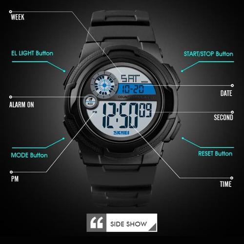 Foto Produk Jam Tangan Digital Pria Original SKMEI Watch 1437 Stopwatch Waterproof dari ParagonJaya