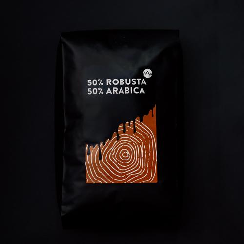 Foto Produk Biji Kopi 1kg 50/50 whole bean coffee es kopi susu grosir blend - Wholebeans dari Space Roastery