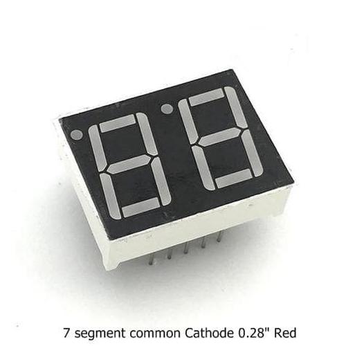 Jual 7 segment common Cathode 0.28 inc Red LED Digital - Jakarta Barat ...