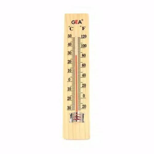 Foto Produk Thermometer kayu GEA Termometer ruangan kayu Termometer dinding kayu dari Tokita168