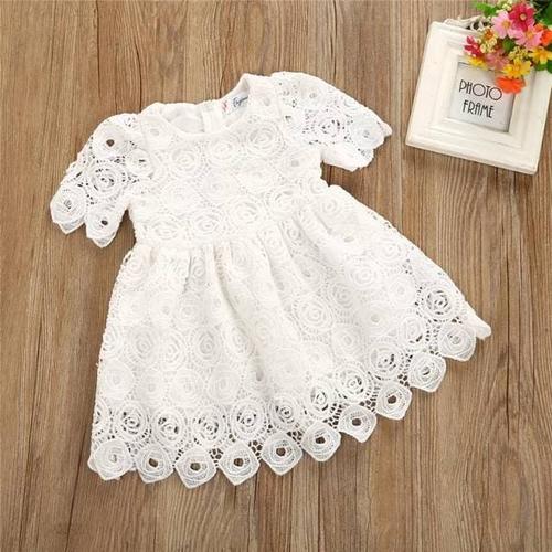Foto Produk dress bayi perempuan motif full lace putih cantik dari KALLITA SHOP