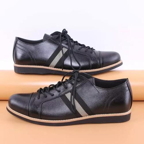 Foto Produk sepatu pantofel kulit asli model Monaco(kerja/santai/formal/boston - Hitam dari faiz footwear