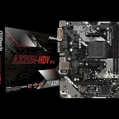 Foto Produk Asrock A320M-HDV (AM4, AMD Promontory A320, DDR4, USB3.1, SATA3) dari distributorkomputer
