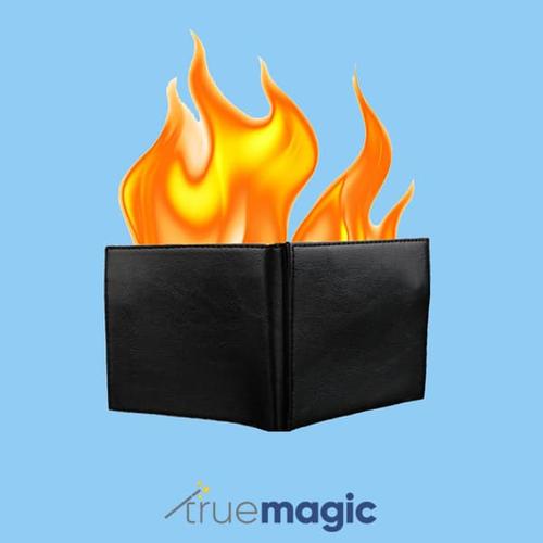 Gambar Dompet Api Fire Wallet (Alat Sulap, Dompet Sulap) dari True Magic Jakarta Barat Tokopedia