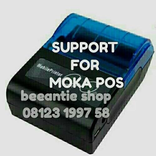 Gambar Printer Mini Bluetooth Portable Moka Pos New 100% Murah Harga Grosir dari GROSIR MESIN KASIR MALANG Kab. Malang Tokopedia
